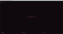 Desktop Screenshot of carsongee.com